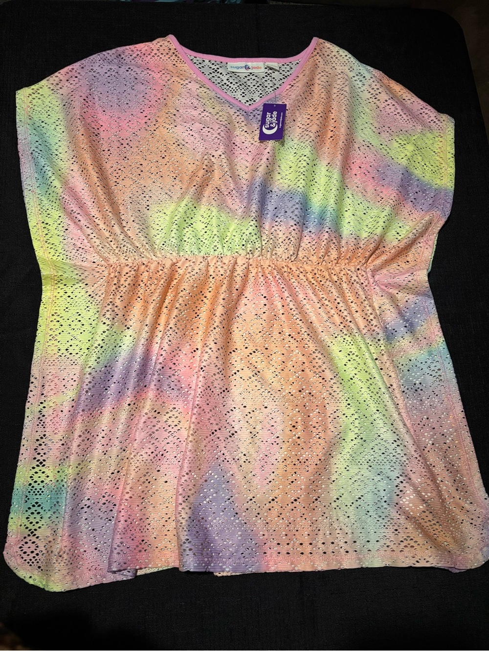 Pastel Tie-Dye kids romper